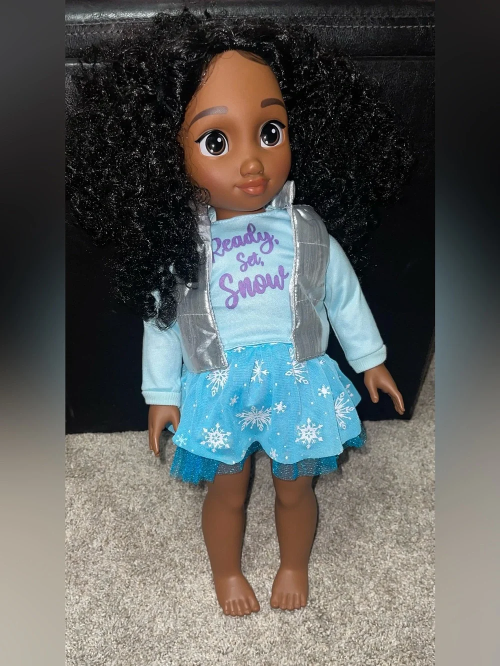 Disney Ily 4ever 18 inch doll brunette Elsa inspired